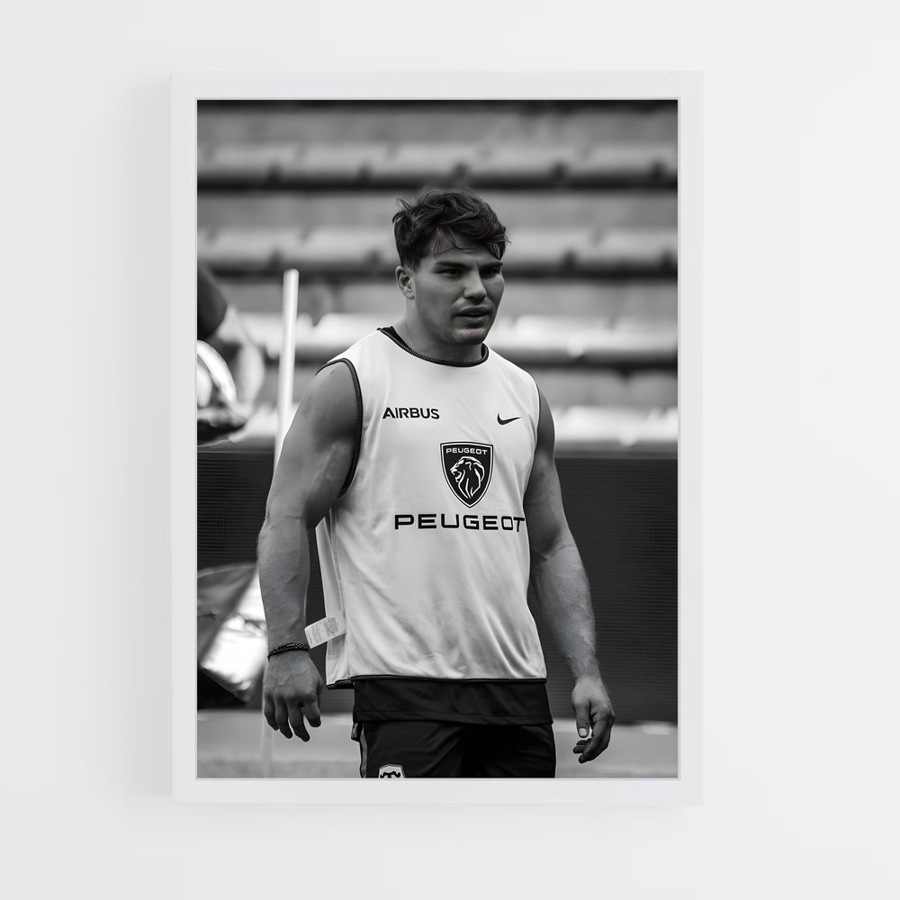Poster Antoine dupont stades – affiche Rugby (vue 3)